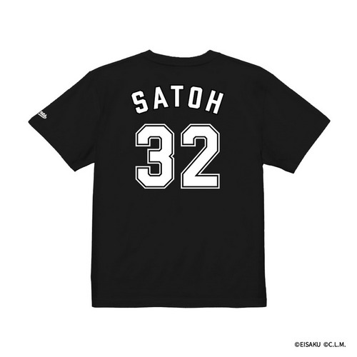 パ・リーグ6球団×窪之内英策 マリーンズ アートコレクション Tシャツ 32佐藤 詳細画像 ブラック 3
