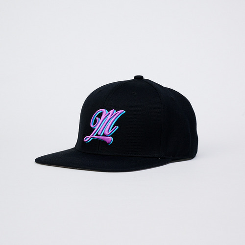 BSW 2025 M Logo FLAT VISOR CAP ブラック 詳細画像 1カラー 1