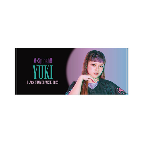 M☆Splash!! 2025BSWビジュアル フェイスタオル 詳細画像 YUKI 1