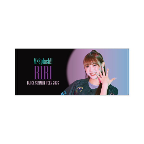 M☆Splash!! 2025BSWビジュアル フェイスタオル 詳細画像 RIRI 1