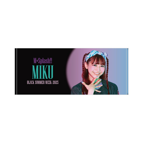 M☆Splash!! 2025BSWビジュアル フェイスタオル 詳細画像 MIKU 1