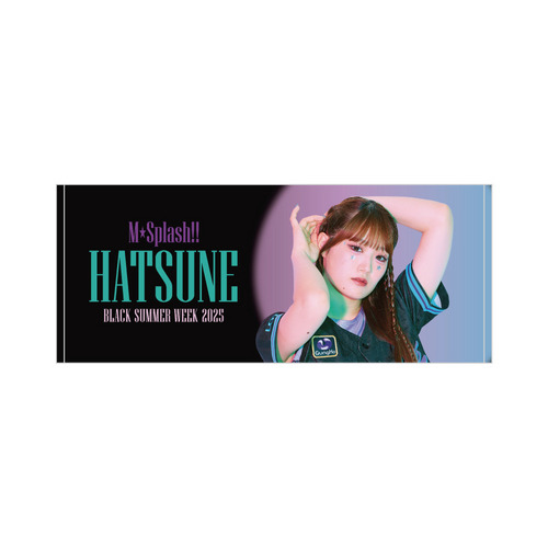 M☆Splash!! 2025BSWビジュアル フェイスタオル 詳細画像 HATSUNE 1