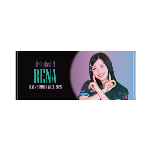 M☆Splash!! 2025BSWビジュアル フェイスタオル 詳細画像 RENA 1