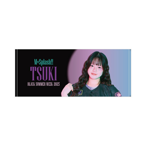 M☆Splash!! 2025BSWビジュアル フェイスタオル 詳細画像 TSUKI 1