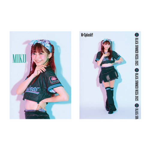 M☆Splash!! 2025BSWビジュアル ブロマイド2枚セット 詳細画像 MIKU 1