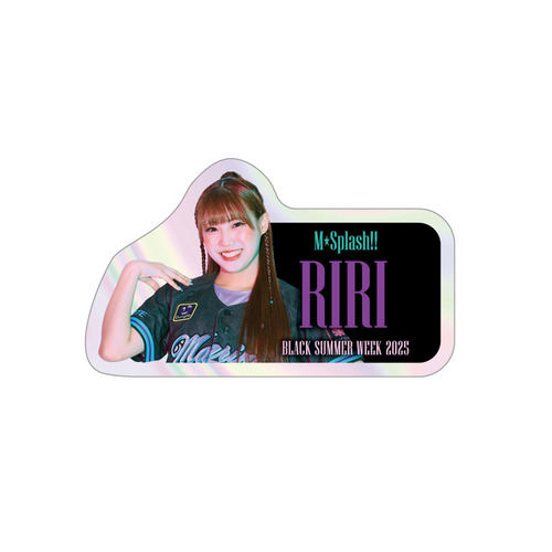 M☆Splash!! 2025BSWビジュアル ネームバッジ 詳細画像 RIRI 1