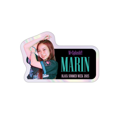 M☆Splash!! 2025BSWビジュアル ネームバッジ 詳細画像 MARIN 1
