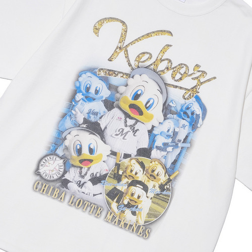 MARINES × KEBOZ MAR-KUN S/S TEE 詳細画像 ホワイト 5