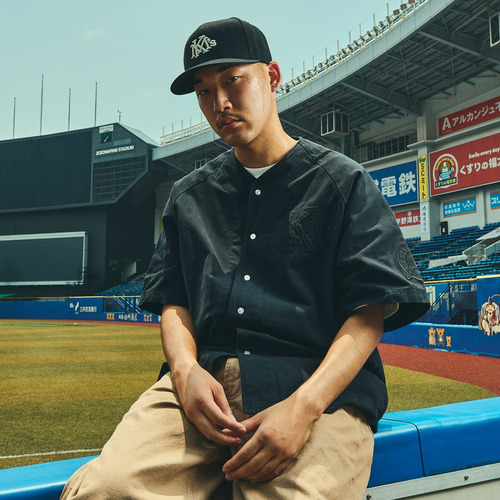 MARINES × KEBOZ MK BASEBALL JERSEY 詳細画像 ブラック 8