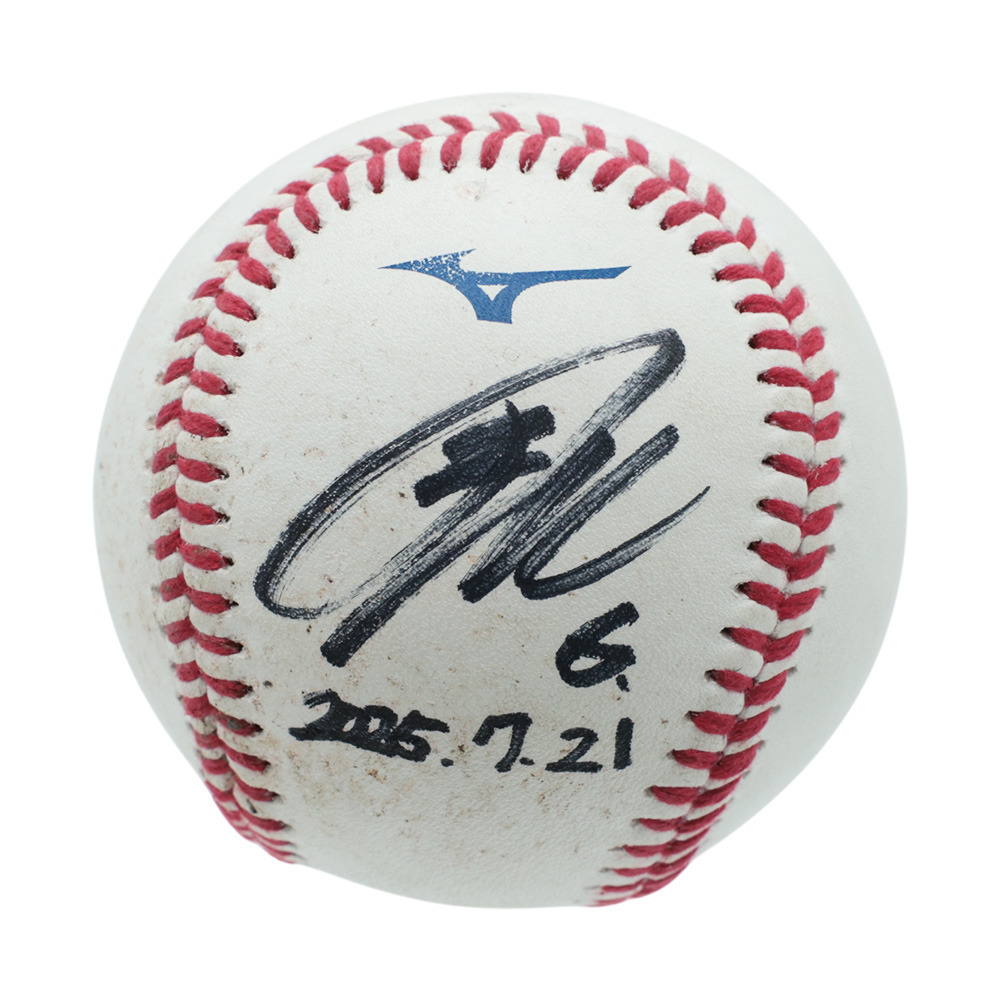 専用　マリーンズ　中村奨吾選手　メモラビリア　ヒーロー試合球 オンラインストア限定】7/9(水)～13(日)直筆サイン入り6月