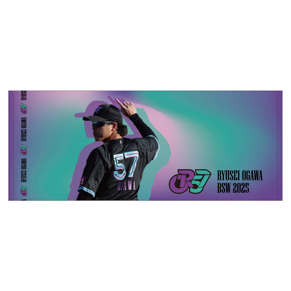 澤田圭佑 tシャツ パーカー 選手トレーニンググッズ 千葉ロッテマリーンズ 10選手展開 2025選手トレーニングロゴ(BSW) ハンドタオル