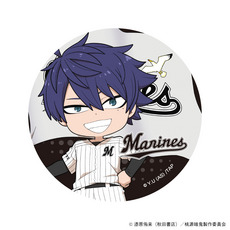 桃源暗鬼×マリーンズ ミニキャラシークレット缶バッチ 詳細画像