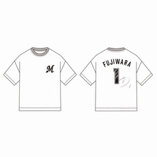 ナンバーデザインTシャツ（バックナンバー） ホワイト