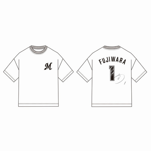 ナンバーデザインTシャツ（バックナンバー） ホワイト 詳細画像 1カラー 1