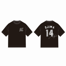 ナンバーデザインTシャツ（バックナンバー） ブラック