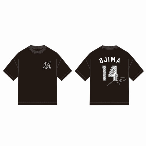 ナンバーデザインTシャツ（バックナンバー） ブラック 詳細画像 1カラー 1