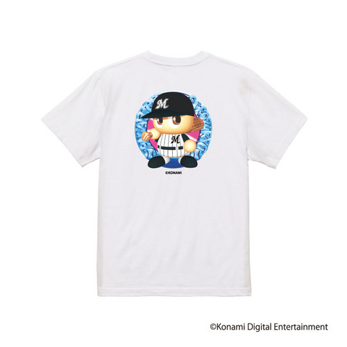 パワプロ×マリーンズ 歴代パッケージデザイン Tシャツ ホワイト 詳細画像 ホワイト 1