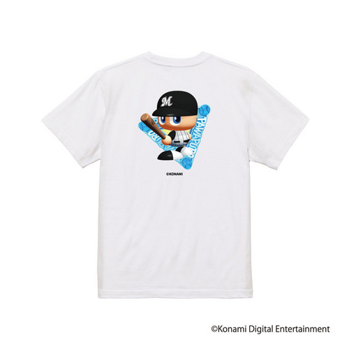 パワプロ×マリーンズ 歴代パッケージデザイン Tシャツ ホワイト 詳細画像 ホワイト 10