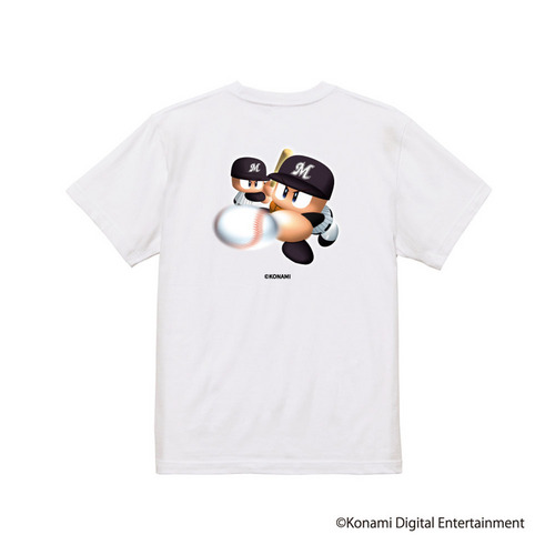 パワプロ×マリーンズ 歴代パッケージデザイン Tシャツ ホワイト 詳細画像 ホワイト 18
