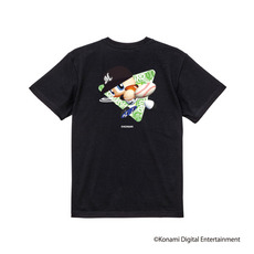 パワプロ×マリーンズ 歴代パッケージデザイン Tシャツ ブラック 詳細画像