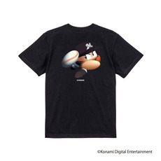 パワプロ×マリーンズ 歴代パッケージデザイン Tシャツ ブラック 詳細画像