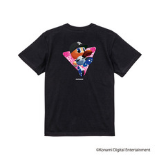 パワプロ×マリーンズ 歴代パッケージデザイン Tシャツ ブラック 詳細画像