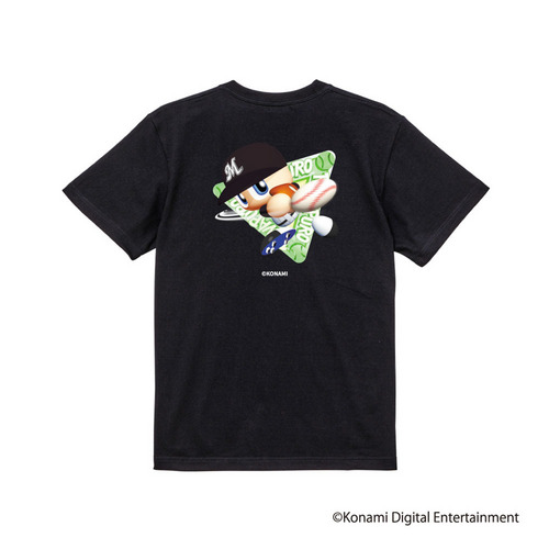 パワプロ×マリーンズ 歴代パッケージデザイン Tシャツ ブラック 詳細画像 ブラック 12
