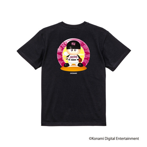 パワプロ×マリーンズ 歴代パッケージデザイン Tシャツ ブラック 詳細画像 ブラック 4