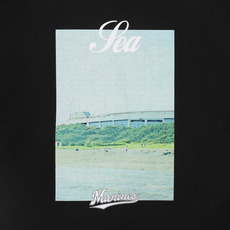 MARINES×WIND AND SEA Tシャツ (The beach) 詳細画像