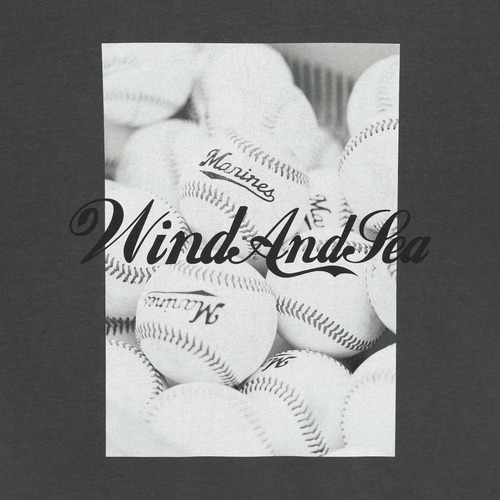 MARINES×WIND AND SEA Tシャツ (Balls) 詳細画像 チャコールグレー 6