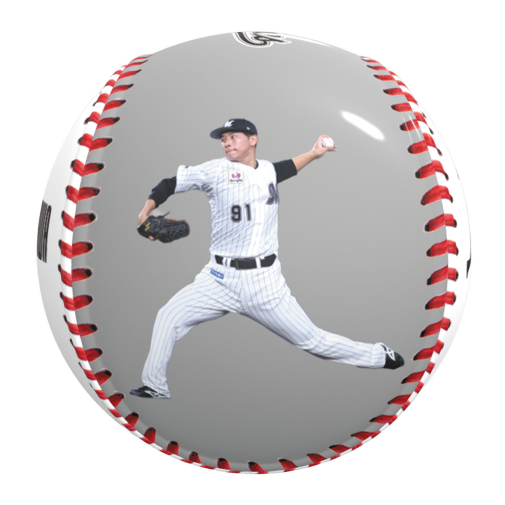 吉川悠斗投手 プロ入り初勝利記念 ピクチャーボール/マリーンズ