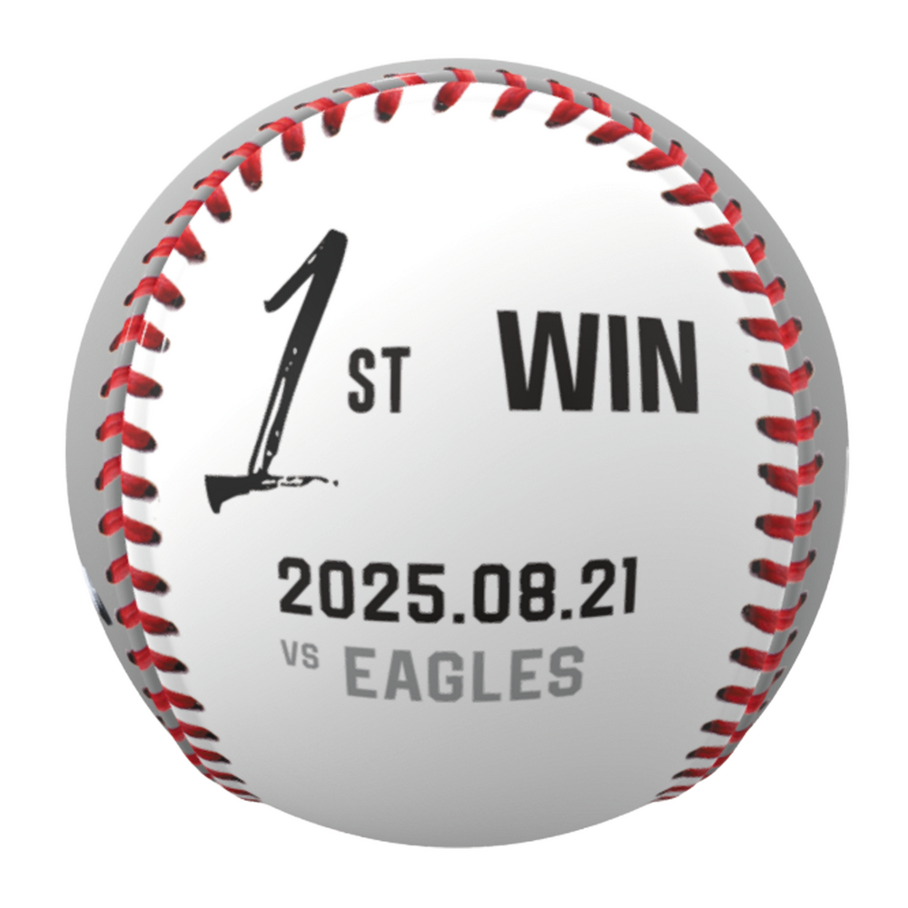 記念ボール 吉川悠斗投手 プロ入り初勝利記念 ピクチャーボール/マリーンズ