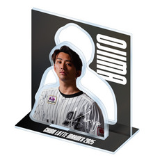 10選手展開 FANBOOK2025未公開ショット 背景付きアクリルスタンド 詳細画像
