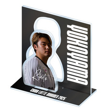 10選手展開 FANBOOK2025未公開ショット 背景付きアクリルスタンド 詳細画像