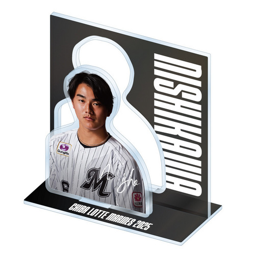 10選手展開 FANBOOK2025未公開ショット 背景付きアクリルスタンド 詳細画像 #6西川 史礁 1