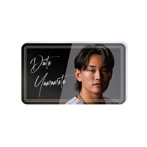 10選手展開 FANBOOK2025未公開ショット ネームバッジ 詳細画像 #61山本 大斗 1