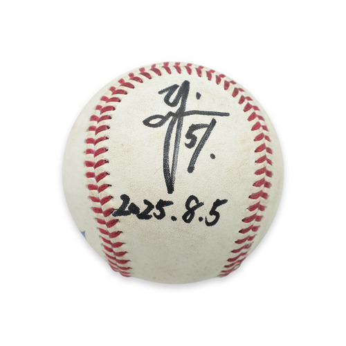 ヒーロー試合球B#51山口(2025.8.5)「一軍復帰後ファーストスイングで決めた3ラン！」
