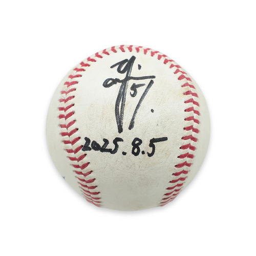 ヒーロー試合球C#51山口(2025.8.5)「一軍復帰後ファーストスイングで決めた3ラン！」