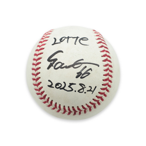 ヒーロー試合球C#66澤田(2025.8.21)「最終回を抑え、今季初セーブをマーク！」