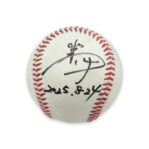 ヒーロー試合球A#14小島(2025.8.24)「勝利を手繰り寄せる力投！」