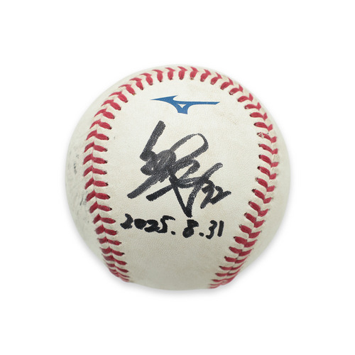 ヒーロー試合球A#32佐藤(2025.8.31)「同点に追いつくホームラン！」