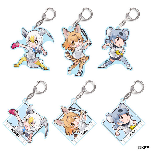 マリーンズ×けものフレンズ シークレットアクリルキーホルダー(全6種) 詳細画像 1カラー 1
