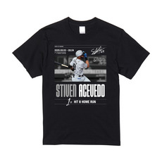 スティベン・アセベド選手 NPB初ヒット＆ホームラン記念　Tシャツ