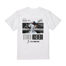 スティベン・アセベド選手 NPB初ヒット＆ホームラン記念　Tシャツ 詳細画像