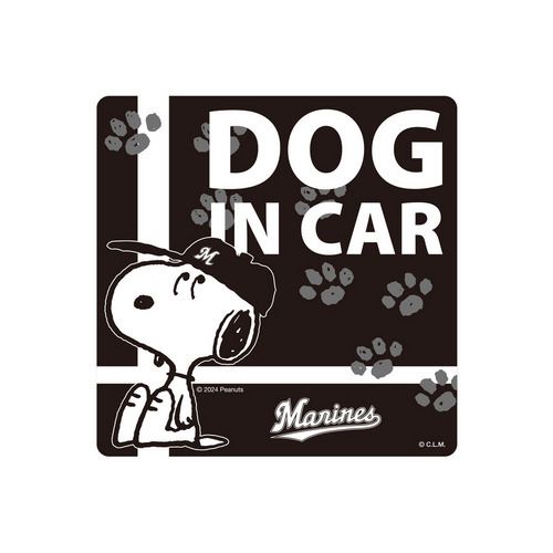 スヌーピーコラボ サインマグネットDOG IN CAR 詳細画像 1カラー 1