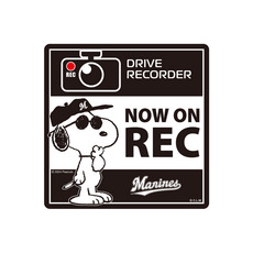 スヌーピーコラボ サインマグネットNOW ON REC