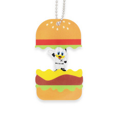 ぱかっとマーくんキーホルダー（ハンバーガー）