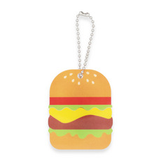 ぱかっとマーくんキーホルダー（ハンバーガー） 詳細画像