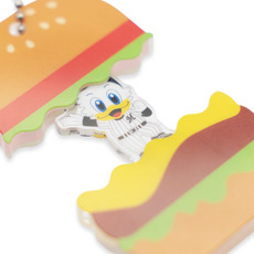 ぱかっとマーくんキーホルダー（ハンバーガー） 詳細画像