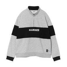 MARINES ハーフジップジャケット